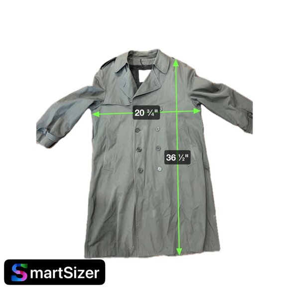 London Fog Mens Black Double Breasted Trench Coat Removable Lining Size 42 Short - Picture 9 of 9